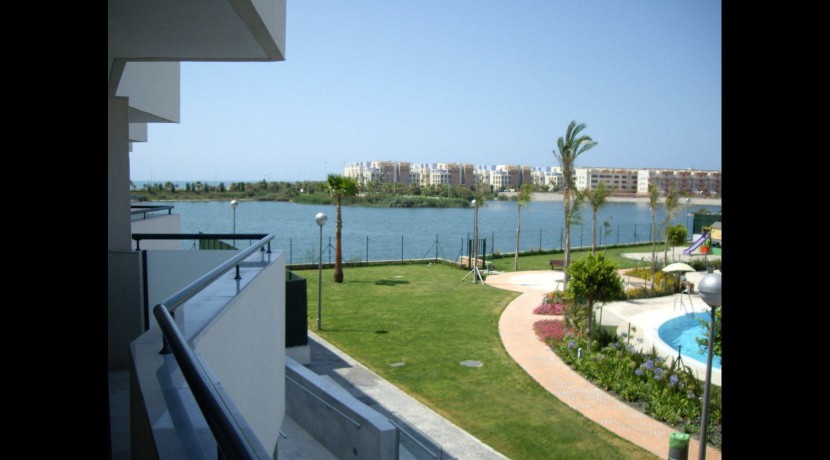 Vistas desde terraza, Lagomar 1A, Almerimar, El Ejido, Playa