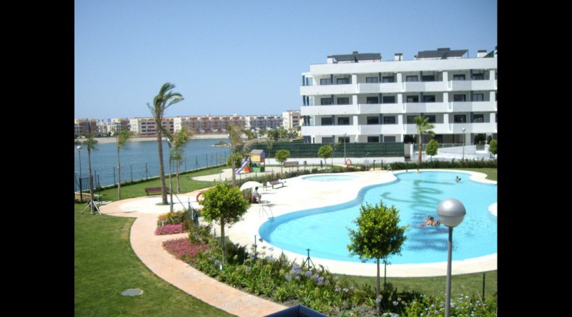 Jardin y piscina, Lagomar 1C, Almerimar, El Ejido, Playa
