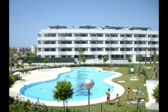 Jardin y piscina, Lagomar 2D, Almerimar, El Ejido, Playa