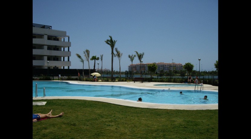 Jardin y piscina, Lagomar 2D, Almerimar, El Ejido, Playa