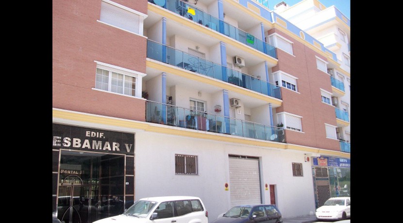 Vista desde calle, Esbamar V piso 3.2, Roquetas de Mar, Playa