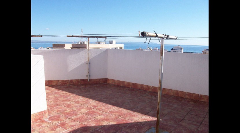 Vistas desde terraza común, Escudero 1.2, Roquetas de Mar, Playa