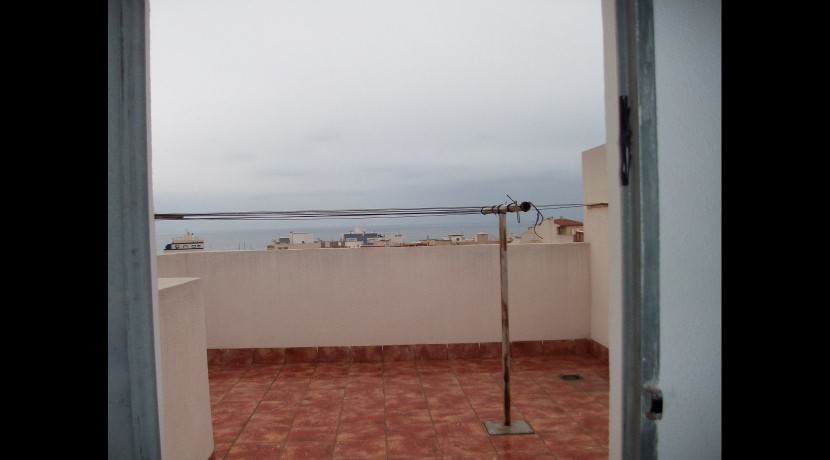 Vistas desde terraza común, Escudero 1.1, Roquetas de Mar, Playa